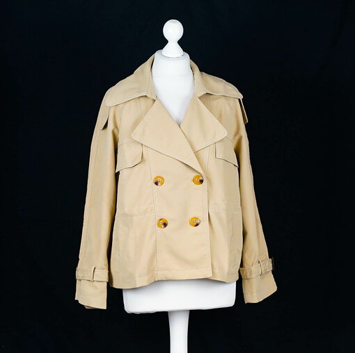 Kurzer Trenchcoat "CASSANDRA" beige (GW71)