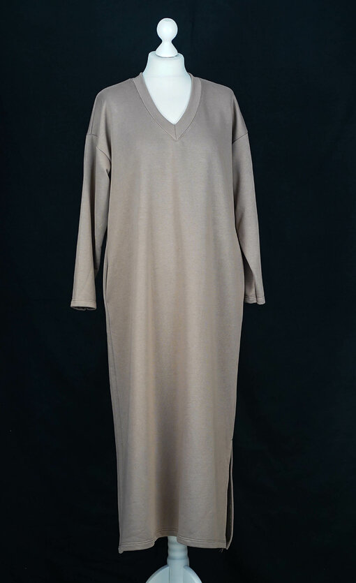 Lässiges Kleid "LIANE" taupe (GW70)