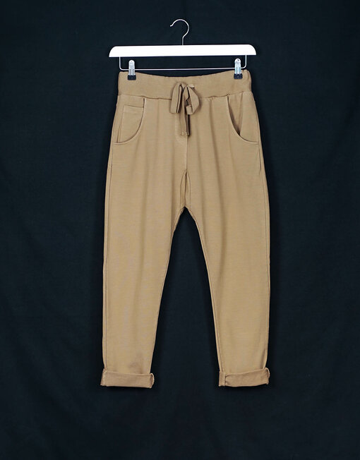 Super bequeme Joggerhose "PRISKA" caramel (FJ)