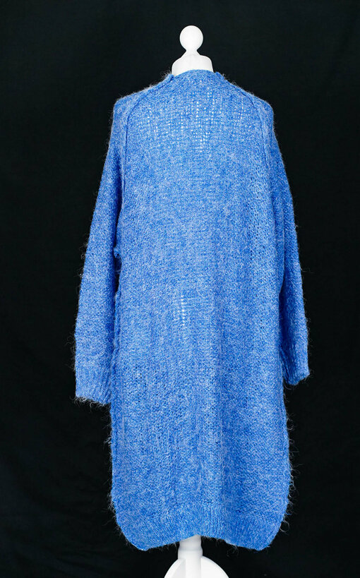 Kuscheliger Cardigan "GANIMETTE" new blue melange (CC01)