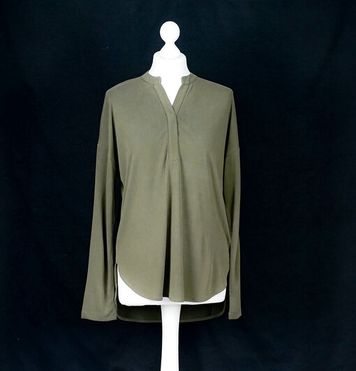 Blusenshirt "VALE" military (HL07)