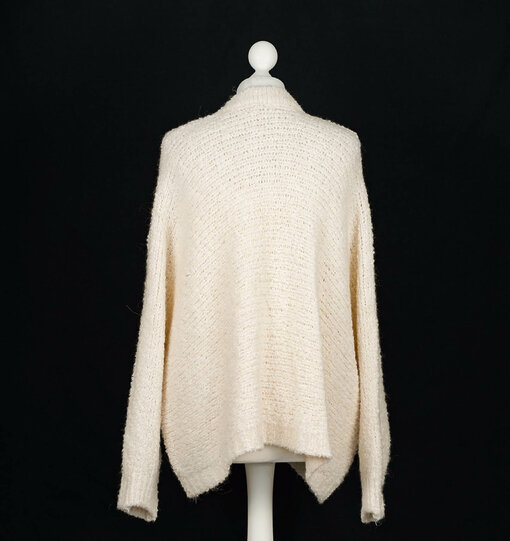 Lockere Strickjacke "ANNI" creme (GW37)