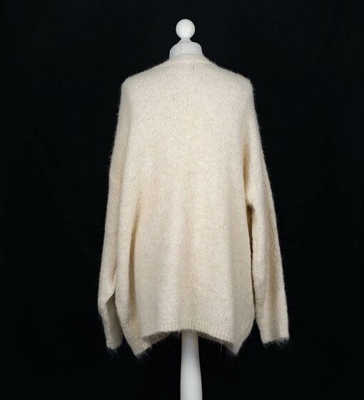 Oversized Strickpullover "CAROLINE" creme (GW12)