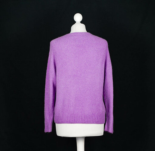 Feiner Strickpullover "GAJA" violett (GW11)