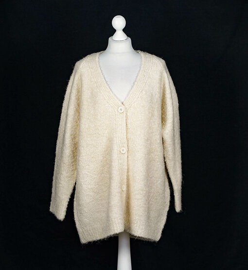 Kuscheliger Strickcardigan "LOREENA" creme (GW14)