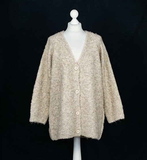 Kuscheliger Strickcardigan "LOREENA" beige (GW14)