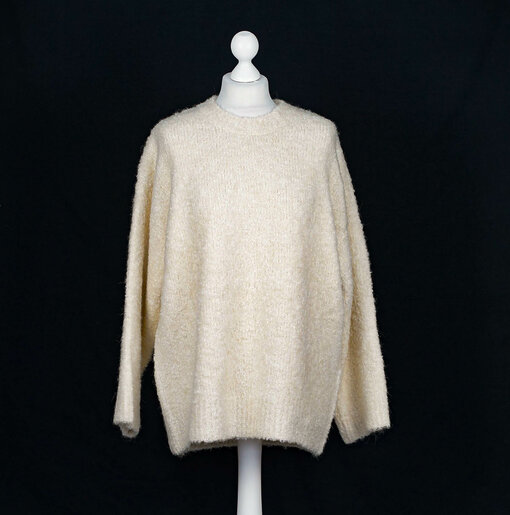 Lockerer Strickpullover "BEATE" creme (GW21)