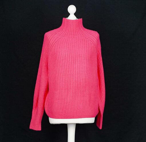 Trendiger Strickpullover "KATHLEEN" coral (GW224)