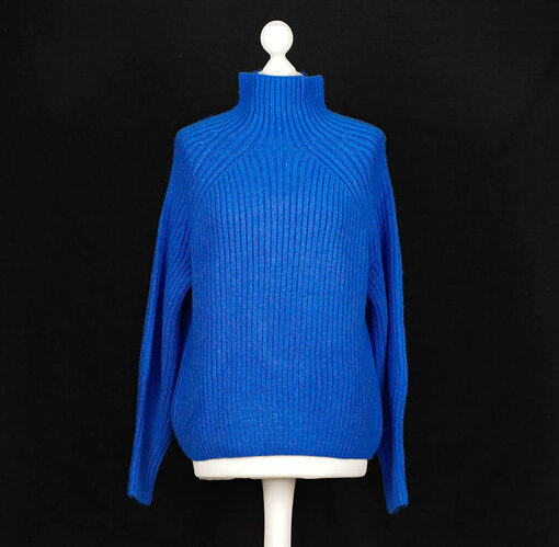 Trendiger Strickpullover "KATHLEEN" blue (GW224)