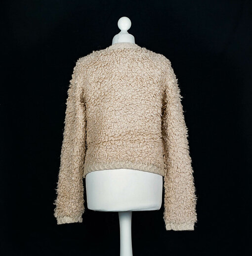 Strickjacke in Teddy Optik "SUELA" beige (GW35)