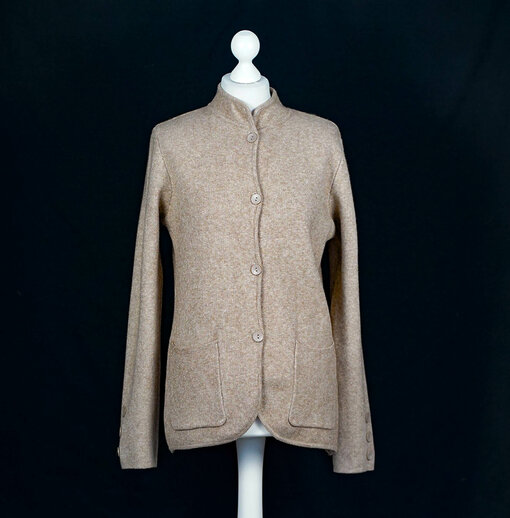 Schicke Strickjacke "KAREN" sand (GW14)