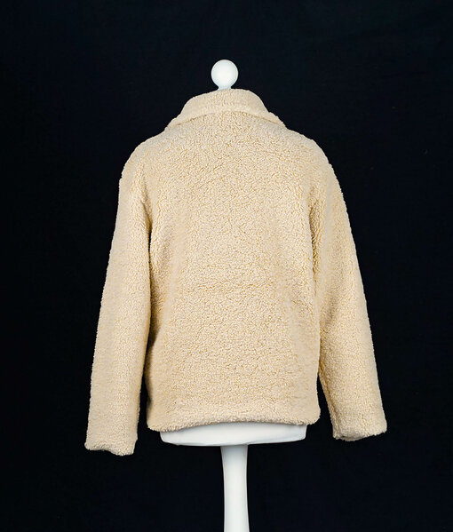 Kurzjacke in Teddy Optik "NICOLE" beige (GW44)