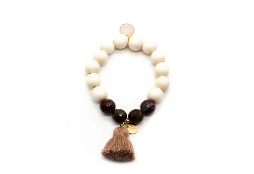 Perlenarmband "HD MACADAMIA" (SSK29)