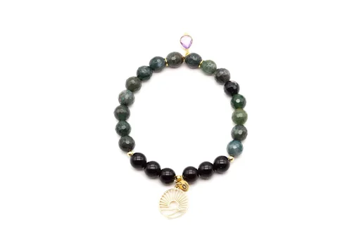 Armband "MALA SINGLE DARK MOOS" (SSK103)