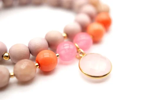 Wickelarmband "MALA TWIN SANDY CORAL" (SSK124)