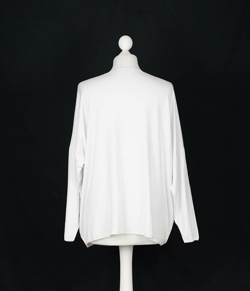 Langarmshirt "INES" weiß (BA70)