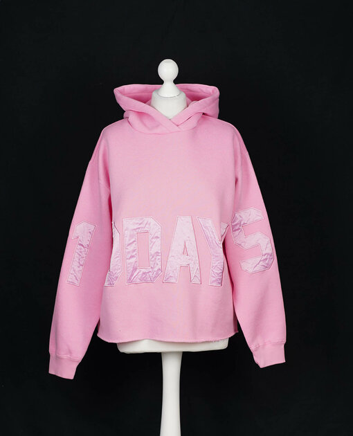 Statement Hoodie "ELIN" pink (10D106)