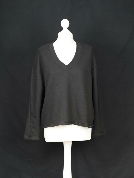 Casual Longsleeve "THALISA" black (ER22)