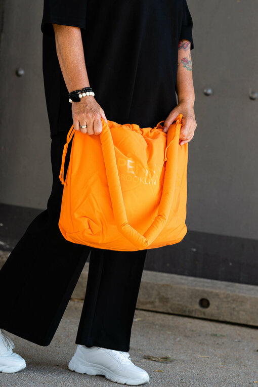 Puffer Shopper "AURELIA" orange (PI09)