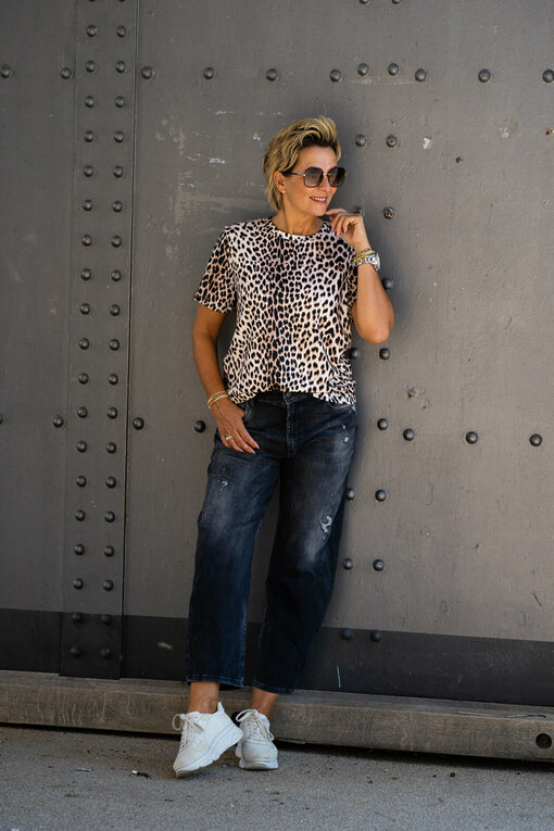 Jeans "YOANA" - great grey (ER94) / Leo Shirt “JOSEPHINE” (BA35)