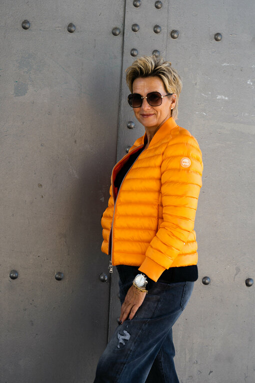 Leichte Steppjacke “VENEDIG” orange (GW221)