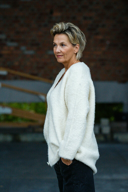 Strickcardigan “LOREENA” creme (GW228)