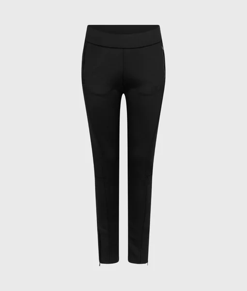 Scuba- Fitted Pants "VERENA" black (10D82)