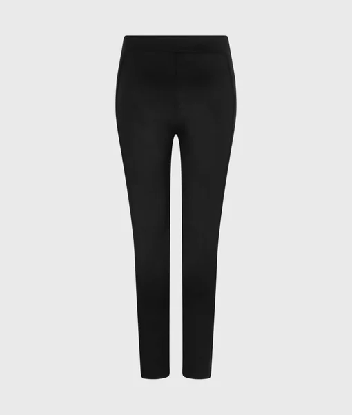 Scuba- Fitted Pants "VERENA" black (10D82)