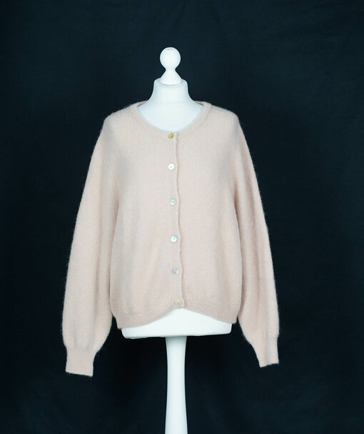 Alpaka Strickcardigan "JANE" beige (GW15)