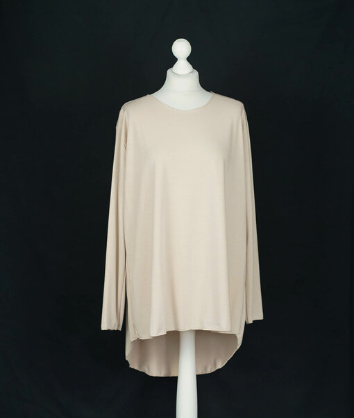 Basicshirt "ALMA XXL" beige (BA104)