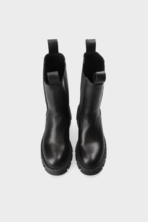 Hohe Chelsea Boots "TRACY" vitello black (CPH14)