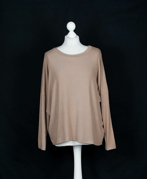 Softer Viskosemix Pulli "MAGGI" camel (BA50)