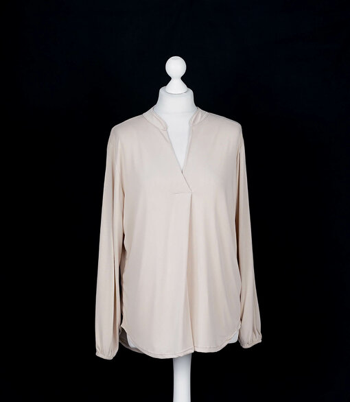 Edles Shirt "MALU" beige (BA51)