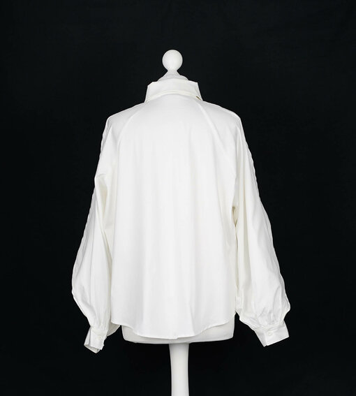 Extravagante Bluse "CELESTINE" offwhite (ER16)