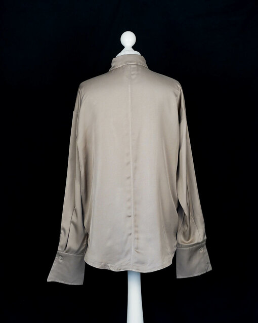 Edle Glanz Bluse "ESRA" maple (ER101)