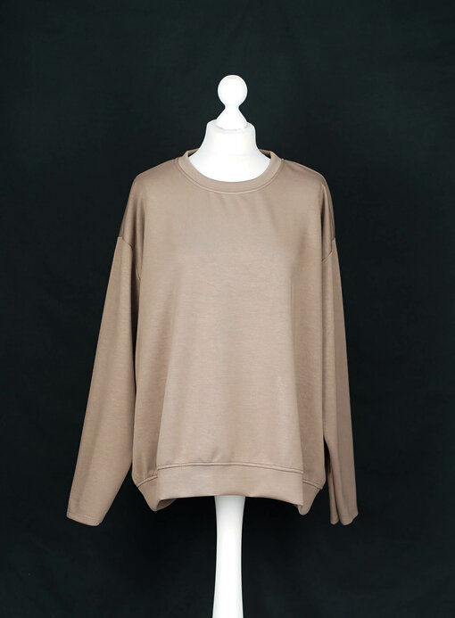 Soft Touch Sweater "VERONIQUE" schlamm (GW10)