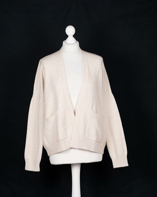 Bolero -Strickjacke "JEANNETTE" beige (GW222)