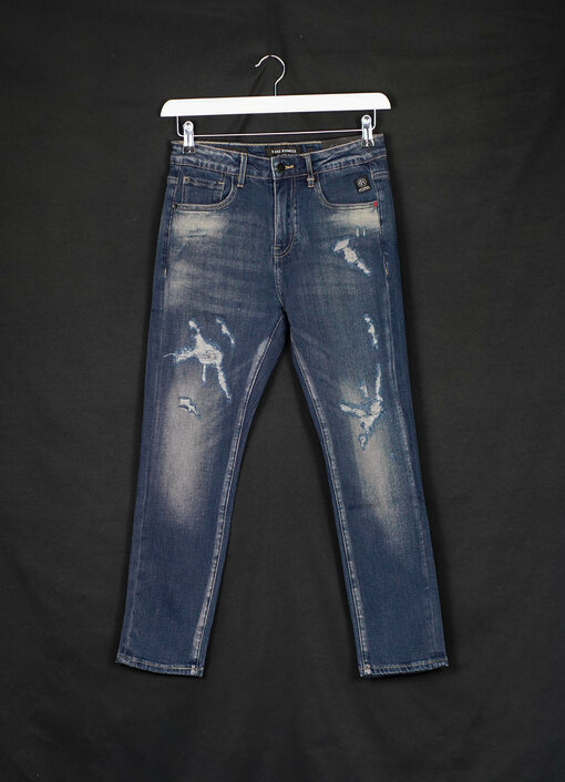 Jeans "LEONA" - heavy tucker blue (ER111)