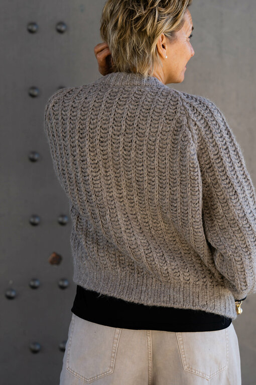 Kuscheliger Cardigan "CORDIE" maple (ER08)