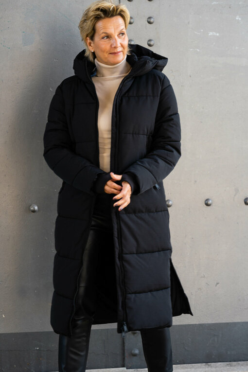 Puffer Mantel "GLORIAN" black (WB17)