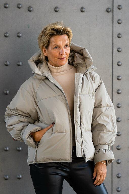 Warme Daunenjacke "KYLIE" ice green (WB16)