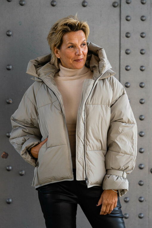 Warme Daunenjacke "KYLIE" ice green (WB16)