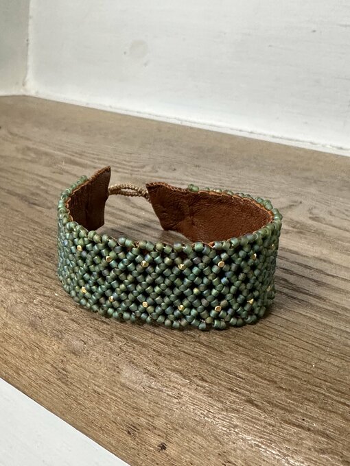 Armband "EDDIE BAMBOO GREEN" (IBU58)