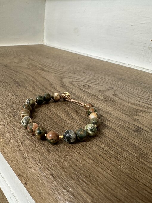 Armband "BIG BO FOREST JASPER" (IBU71)