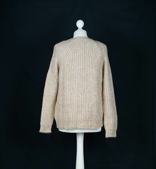 Grobstrick Cardigan "NATHINA" light beige (HL04)