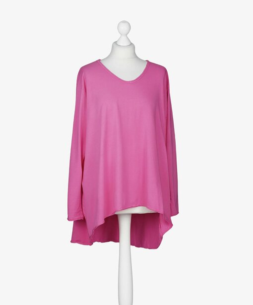 Lässiges Langarm-Shirt "SASKIA" pink (BA03)