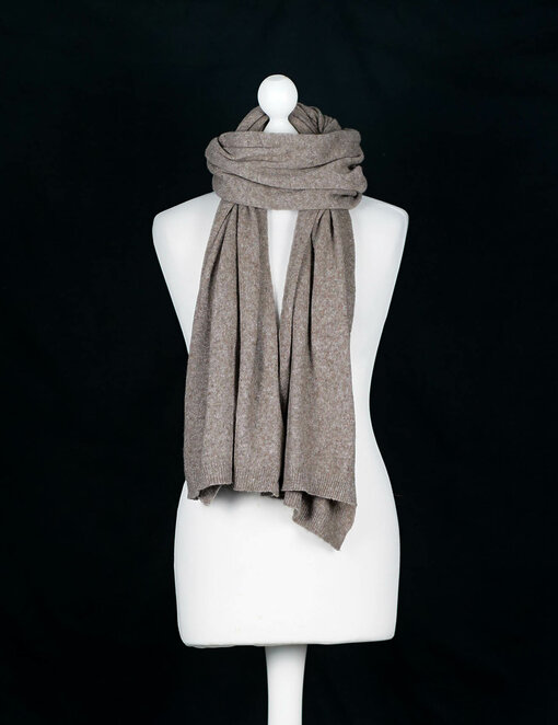 Feinstrickschal "MONA" taupe (AS02)