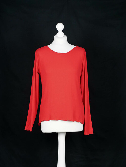 Langarmshirt "EVA" rot (BA81)