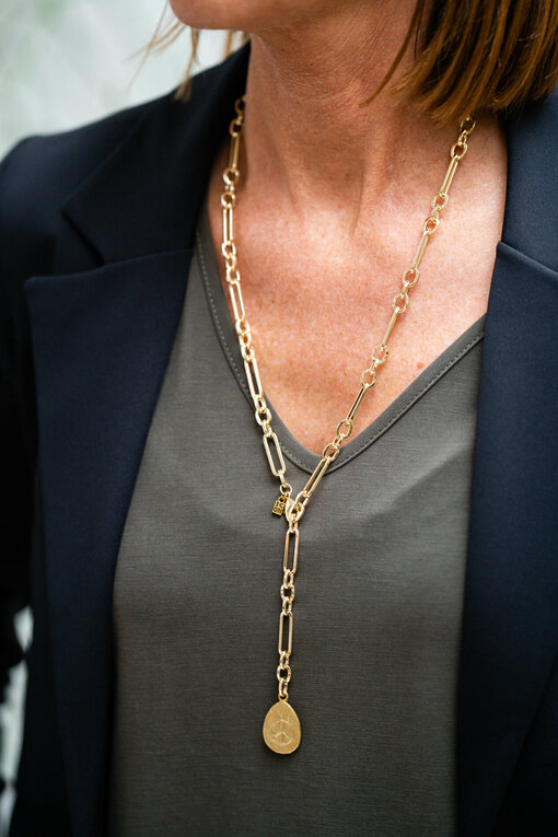 Necklace "ZOE BUDDHA" gold (IC06)