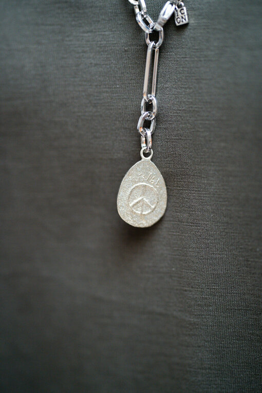 Necklace "ZOE BUDDHA" silver (IC06)